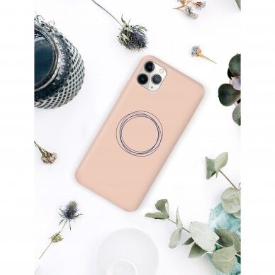 iPhone 11 Pro Max dėklas Pump Silicone Minimalistic "Circles on Light" 1