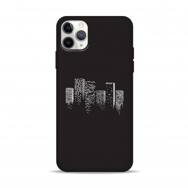 iPhone 11 Pro Max dėklas Pump Silicone Minimalistic "City"