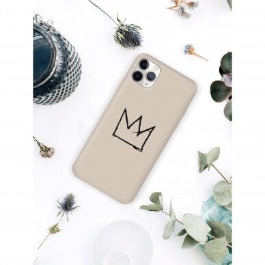 iPhone 11 Pro Max dėklas Pump Silicone Minimalistic "Crown" 2