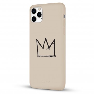 iPhone 11 Pro Max dėklas Pump Silicone Minimalistic "Crown" 3