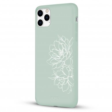 iPhone 11 Pro Max dėklas Pump Silicone Minimalistic "Floral" 3