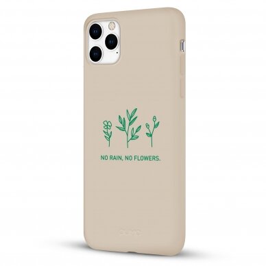 iPhone 11 Pro Max dėklas Pump Silicone Minimalistic "No Flowers" 3