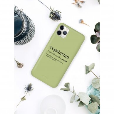 iPhone 11 Pro Max dėklas Pump Silicone Minimalistic "Vegetarian Wiki" 1