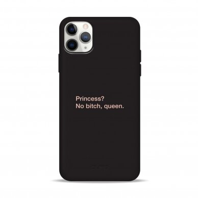 iPhone 11 Pro Max Pump Silicone Minimalistic "Queen"