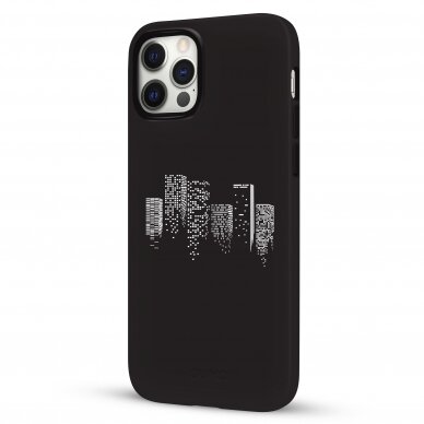 iPhone 12 / 12 Pro dėklas Pump Silicone Minimalistic "City" 3