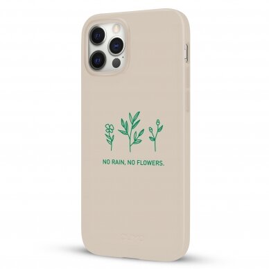 iPhone 12 / 12 Pro dėklas Pump Silicone Minimalistic "No Flowers" 3