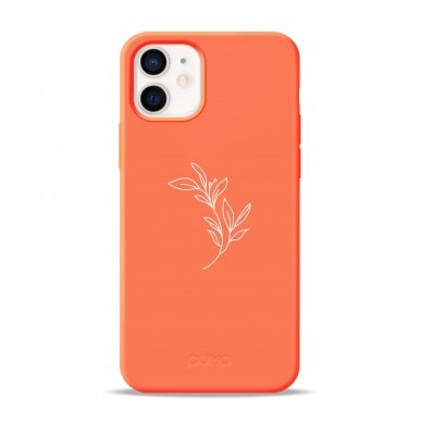 iPhone 12 Mini dėklas Pump Silicone Minimalistic "Flower Branch"