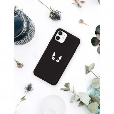 iPhone 12 Mini dėklas Pump Silicone Minimalistic "Funny Cat" 1