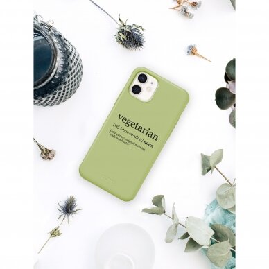 iPhone 12 Mini dėklas Pump Silicone Minimalistic "Vegetarian Wiki" 1