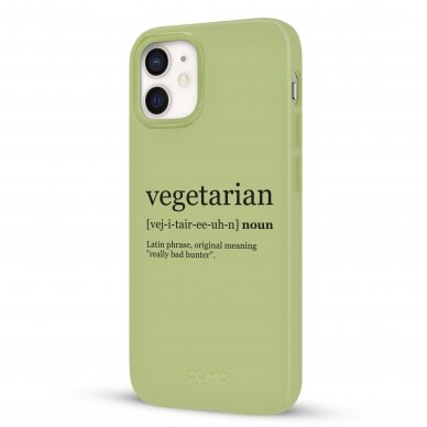 iPhone 12 Mini dėklas Pump Silicone Minimalistic "Vegetarian Wiki" 3