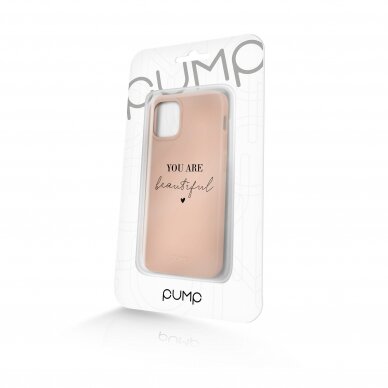 iPhone 12 Mini dėklas Pump Silicone Minimalistic "You Are Beautifull" 2