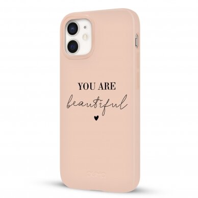 iPhone 12 Mini dėklas Pump Silicone Minimalistic "You Are Beautifull" 3