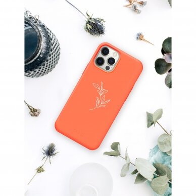 iPhone 12 Pro Max dėklas Pump Silicone Minimalistic "Flower Branch" 1