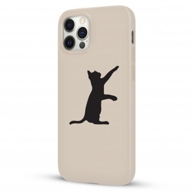 iPhone 12 Pro Max dėklas Pump Silicone Minimalistic "Gogol The Cat" 3