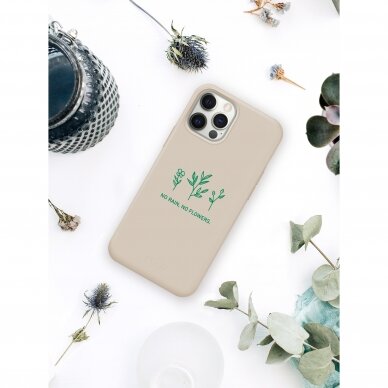 iPhone 12 Pro Max dėklas Pump Silicone Minimalistic "No Flowers" 1