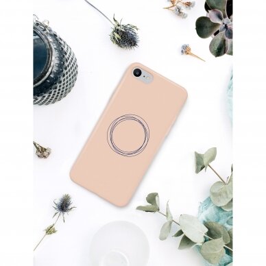 iPhone 6 / 6s dėklas Pump Silicone Minimalistic "Circles On Light" 1