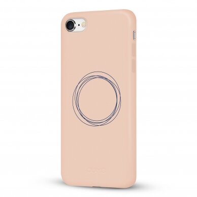 iPhone 6 / 6s dėklas Pump Silicone Minimalistic "Circles On Light" 3