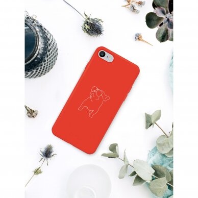 iPhone 6 / 6s dėklas Pump Silicone Minimalistic "Pug With" 1