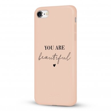 iPhone 6 / 6s dėklas Pump Silicone Minimalistic "You Are Beautifull" 3