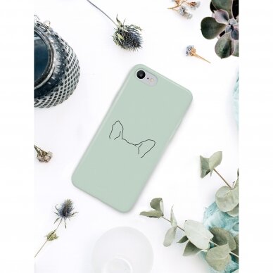 iPhone 7 / 8 / SE 2020 dėklas Pump Silicone Minimalistic "Dog Ears" 1