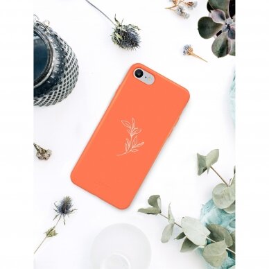 iPhone 7 / 8 / SE 2020 dėklas Pump Silicone Minimalistic "Flower Branch" 2