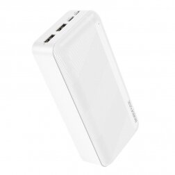 Išorinė baterija Power Bank Borofone BJ27B 2xUSB 30000mAh balta