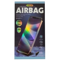 Samsung A155 A15 4G LCD apsauginis stikliukas 18D Airbag Shockproof juodas