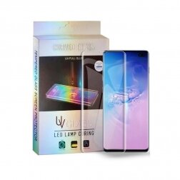 Samsung S916 S23 Plus 5G LCD apsauginis stikliukas M1 5D UV Glue lenktas skaidrus