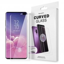 Samsung S928 S24 Ultra LCD apsauginis stikliukas Nano Optics 5D UV Glue lenktas skaidrus