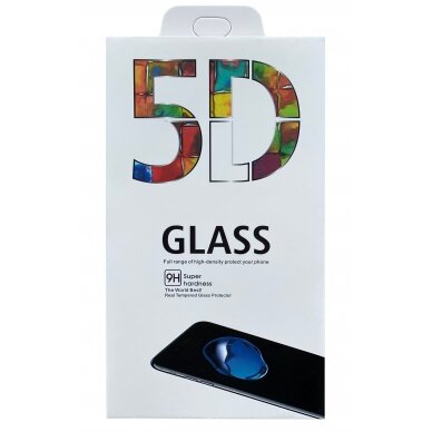 Xiaomi 12 Lite LCD apsauginis stikliukas 5D Full Glue lenktas juodas