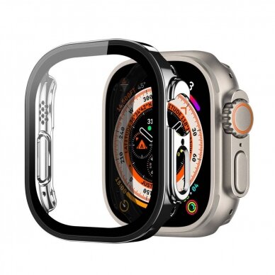 Apple Watch Ultra 49mm LCD apsauginis stikliukas/dėklas Dux Ducis Hamo juodas