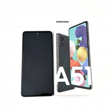 Naudotas Samsung Galaxy A51 telefonas (128GB / Prism Crush Black) 3