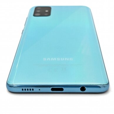 Naudotas Samsung Galaxy A51 telefonas (128GB / Prism Crush Blue) 3