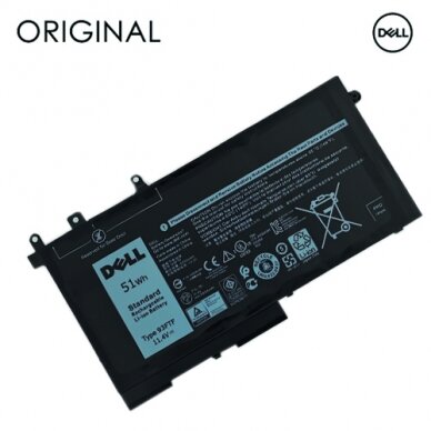 Notebook baterija, DELL D4CMT Original