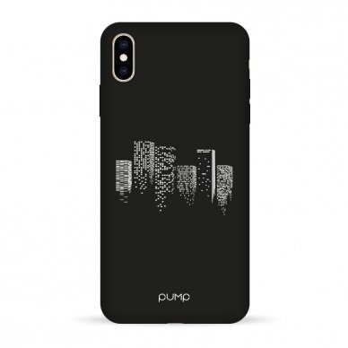 iPhone XS Max dėklas Pump Silicone Minimalistic "City"