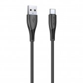 USB kabelis Awei CL-182T USB to USB-C 1.0m juodas