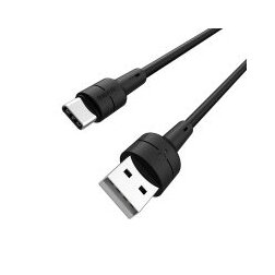 USB kabelis Devia Gracious Magnetic Lightning 1.0m juodas 5V 2.1A