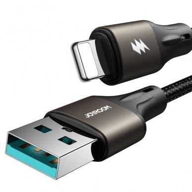 USB kabelis Joyroom SA25-AL3 USB to Lightning 3A 1.2m juodas 1